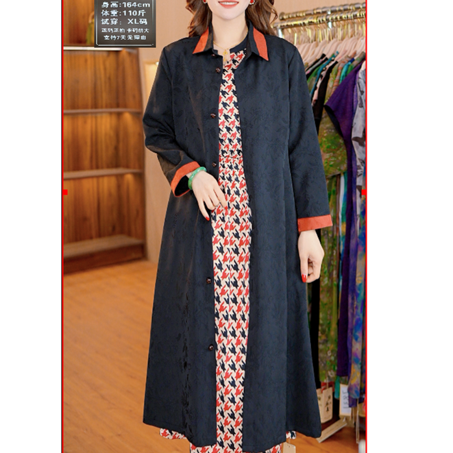 6685-11新款时尚气质风衣