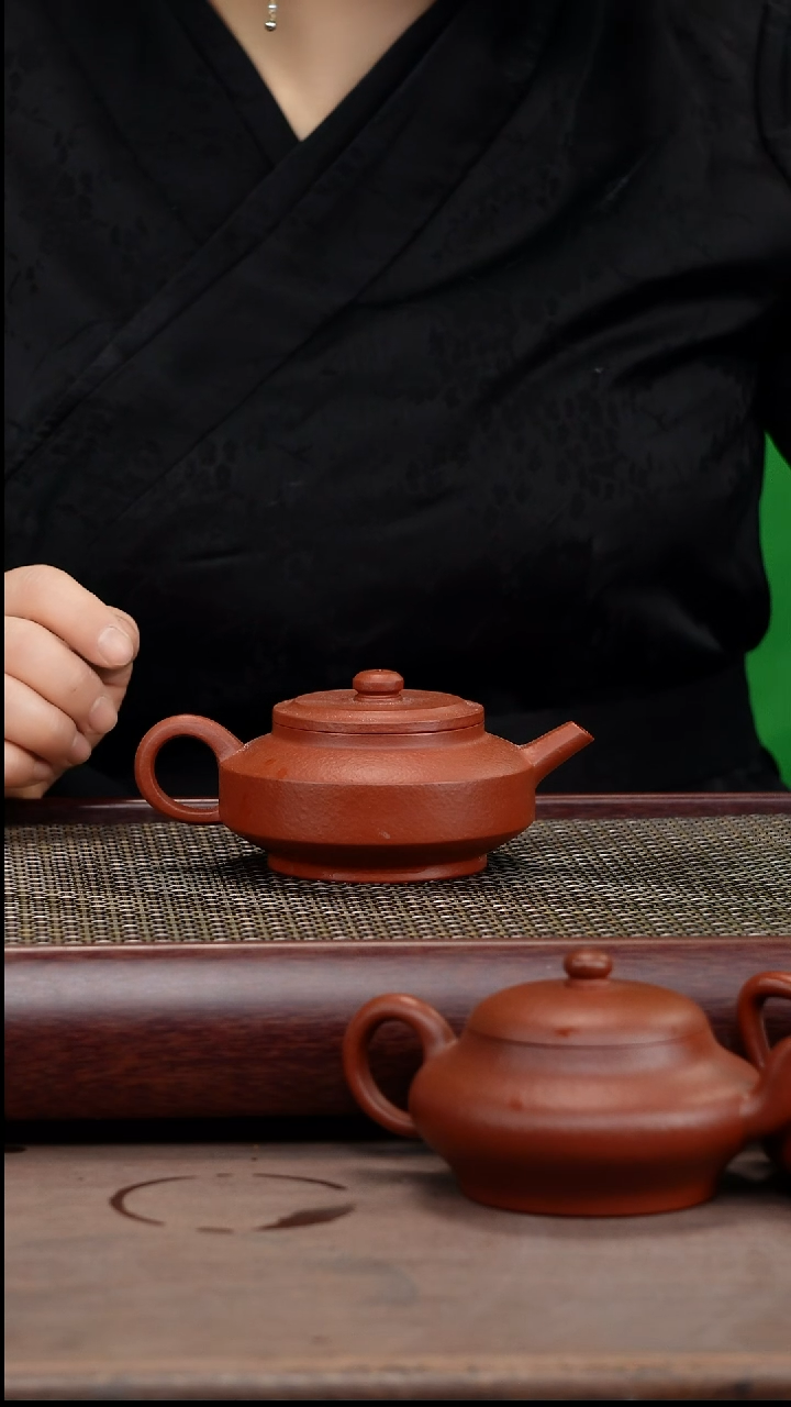 【闪购商品】紫砂茶壶全手工朱泥周盘壶