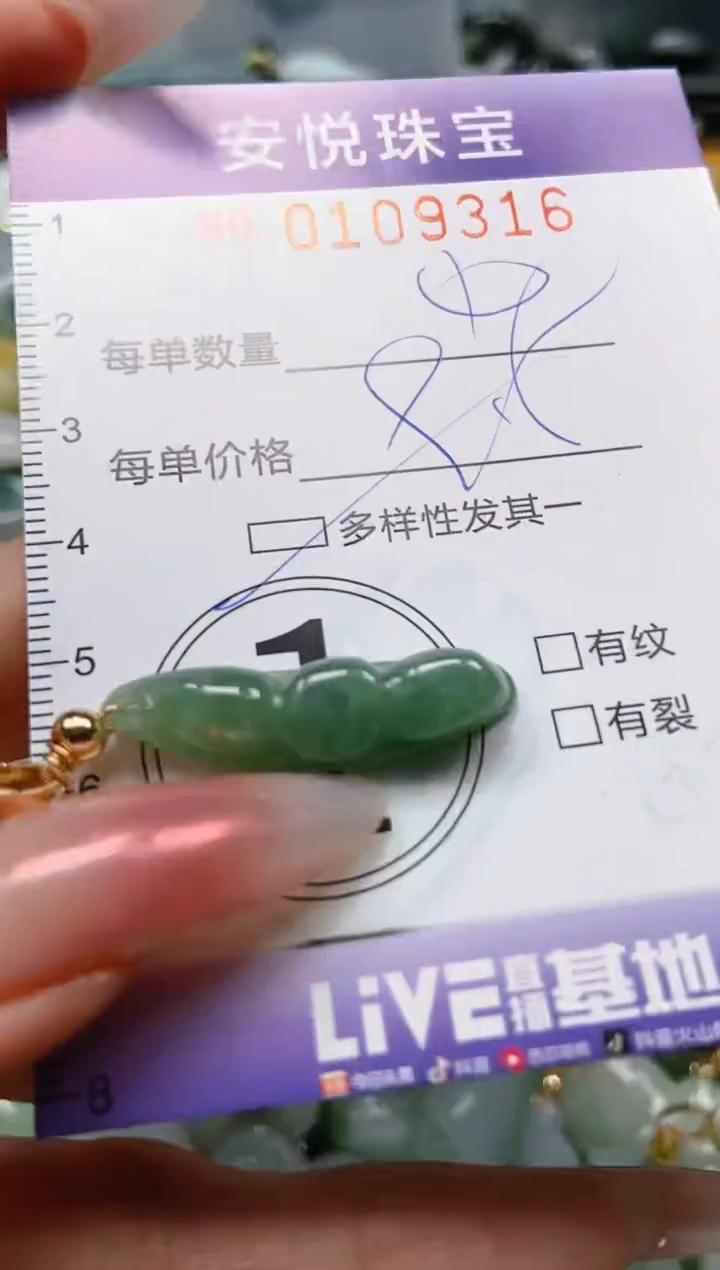 【闪购商品】翡翠颈饰未镶嵌闪购0109316多样性发其一