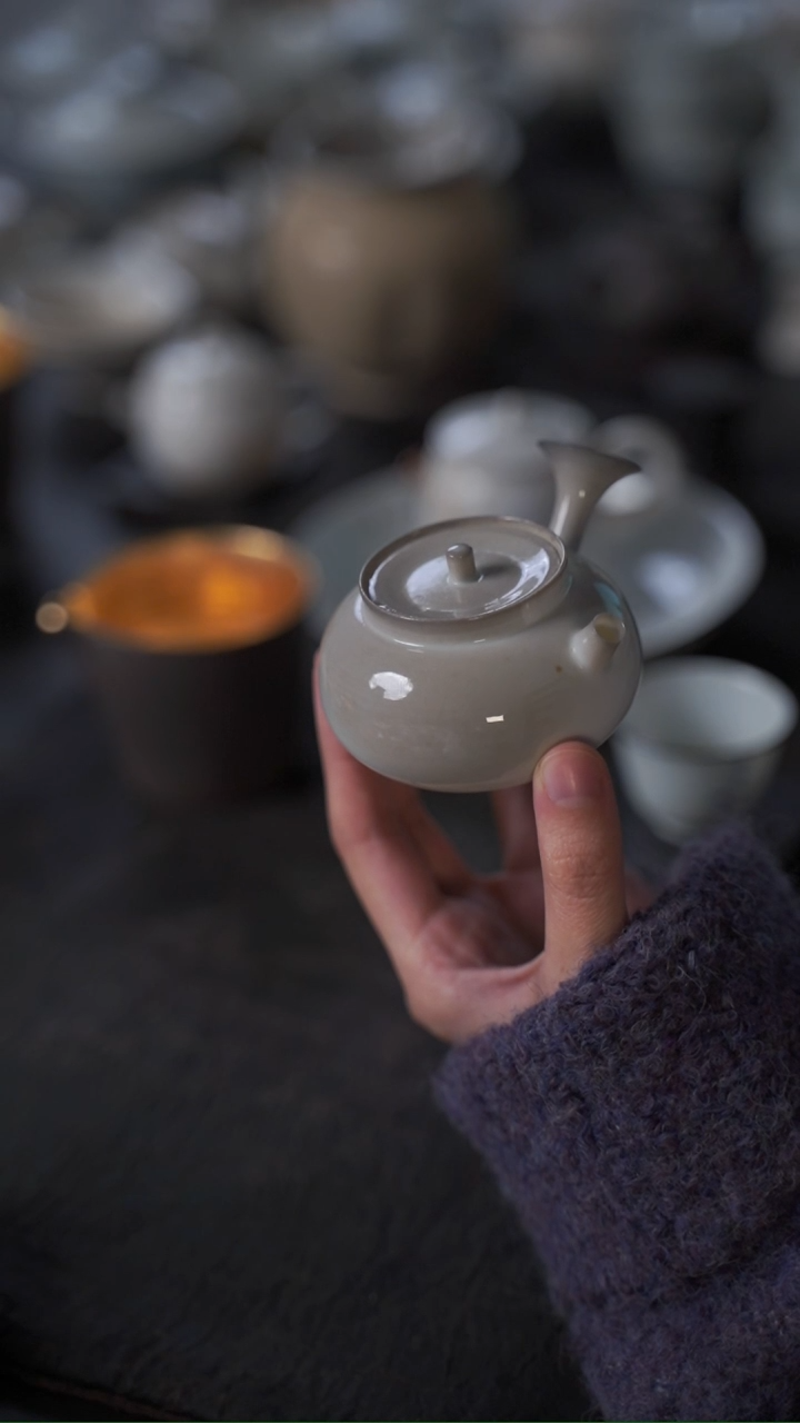 【闪购商品】壶大合小满 泽阳老师柴烧壶100ml
