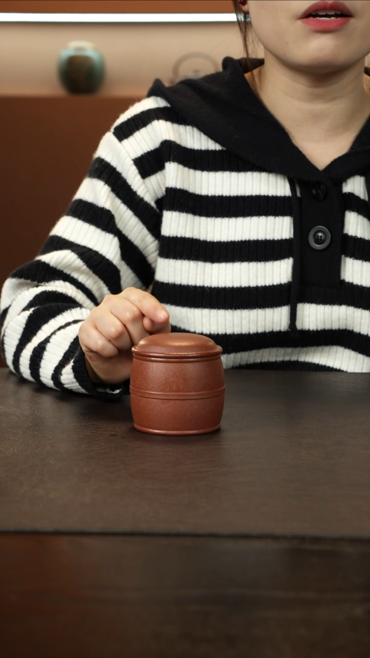 【闪购商品】紫砂茶叶罐直播福利降坡腰缠万贯醒茶仓50g