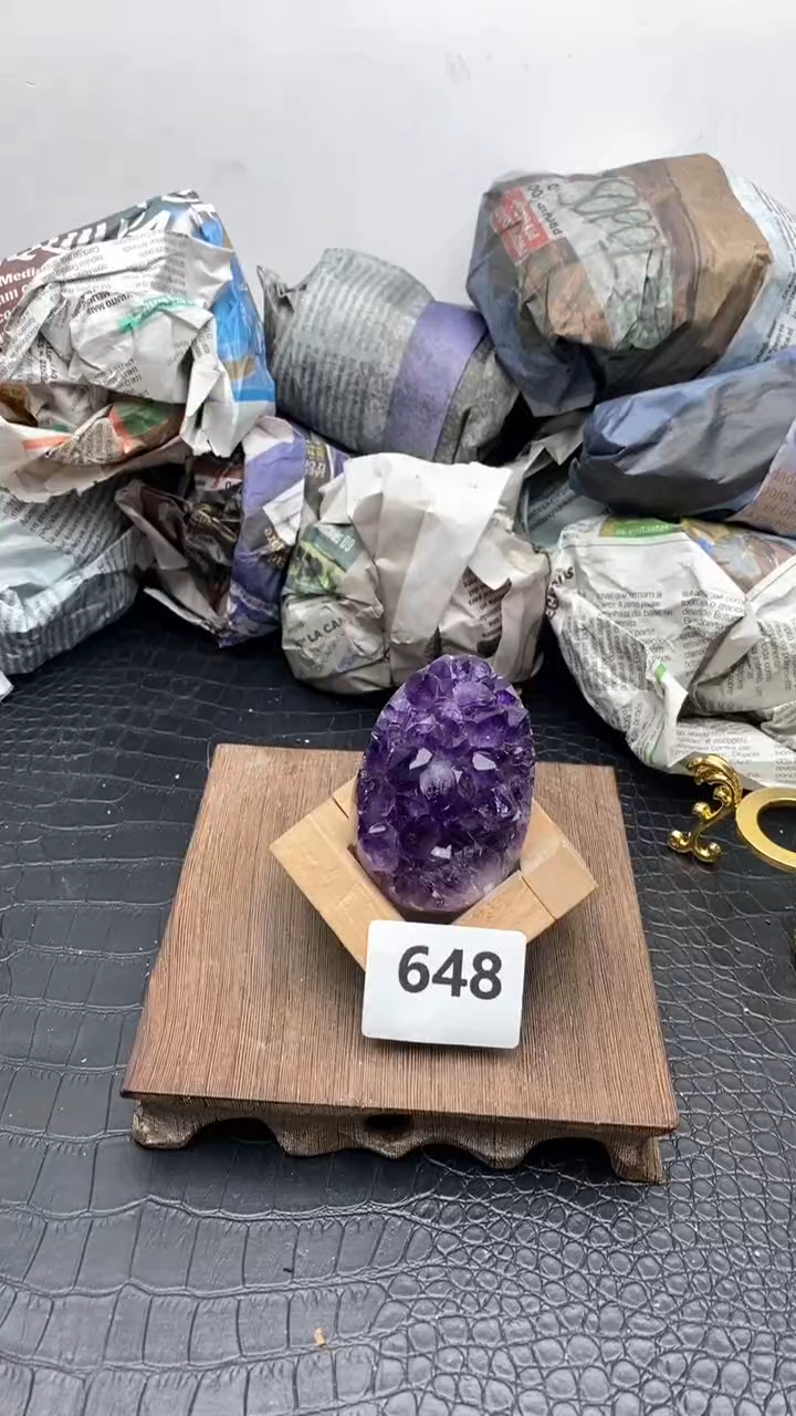 【闪购商品】紫晶1未镶嵌648号摆件
