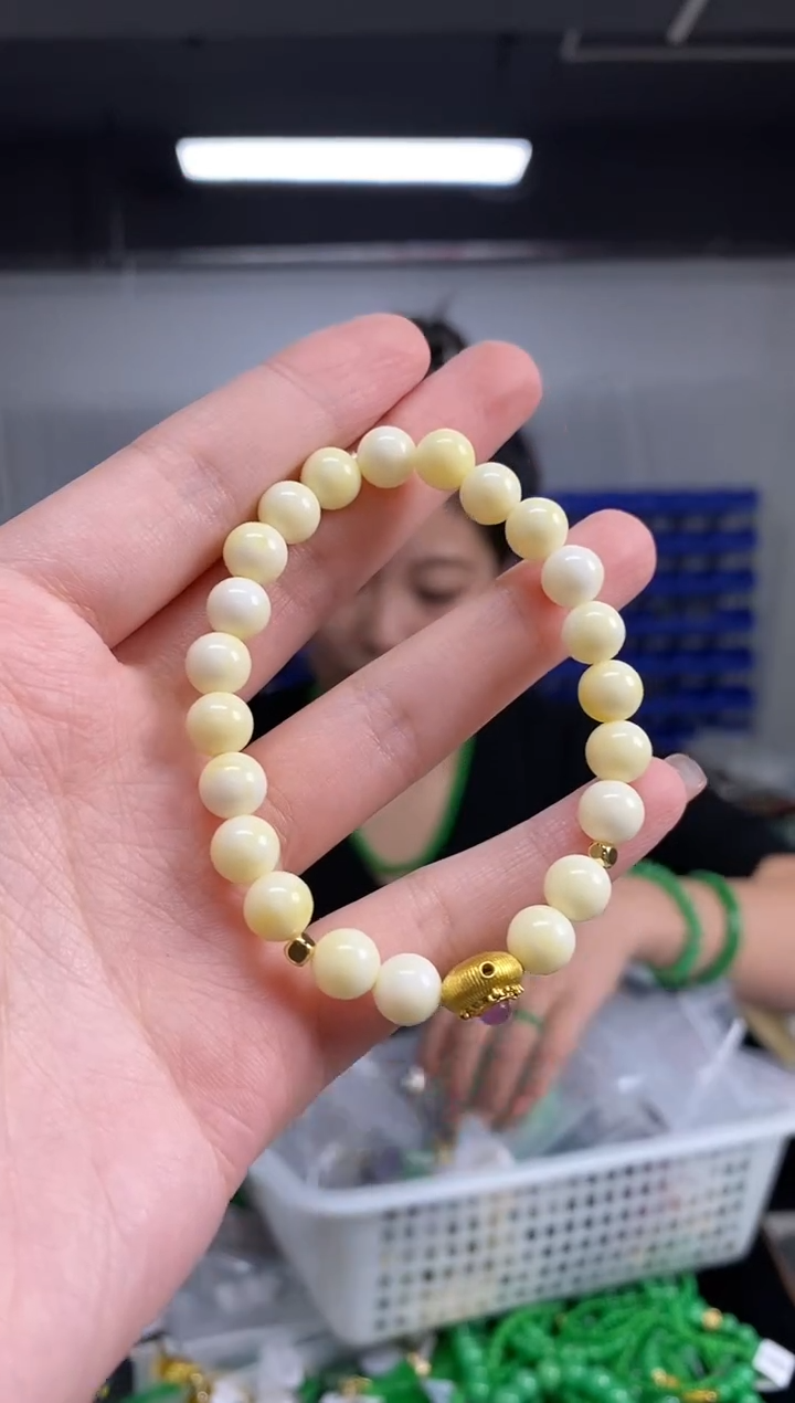 手链蜜蜡未镶嵌闪购链接   多样性发其一颜色微差