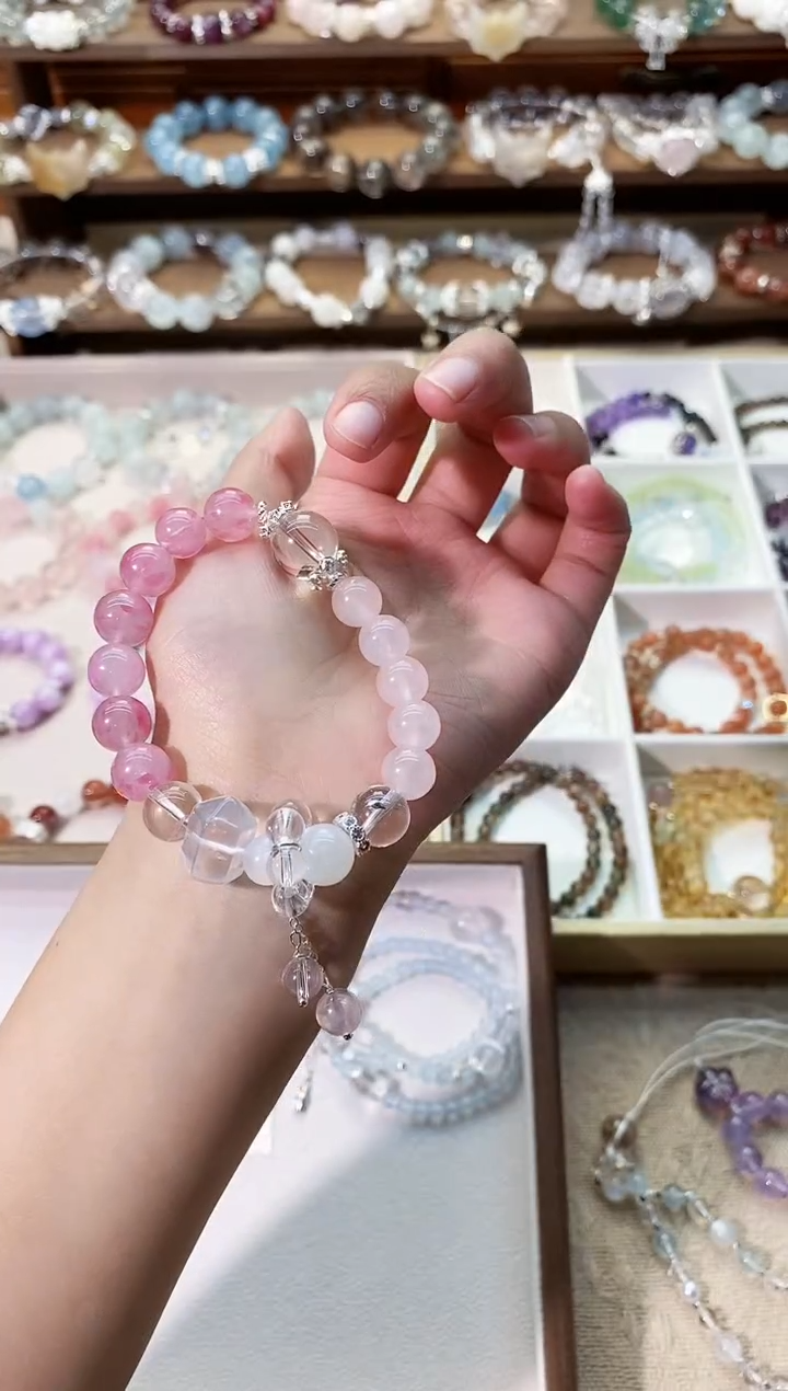 【闪购商品】水晶手串未镶嵌樱花雨手串