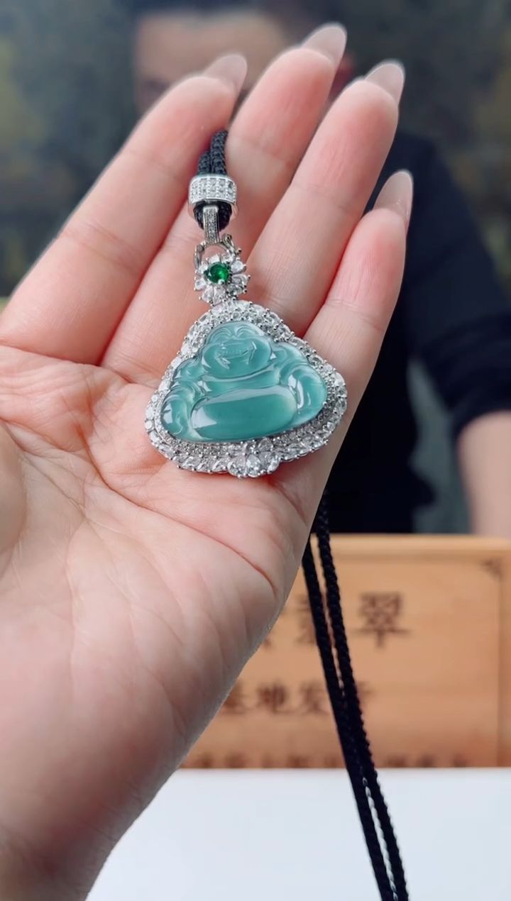 【闪购商品】翡翠颈饰银S925镶嵌多样性发货随机一件发货