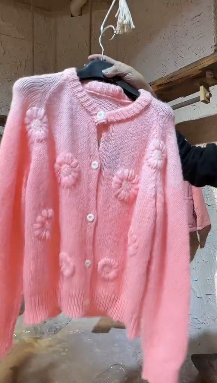 粉染雏菊毛衣植物染