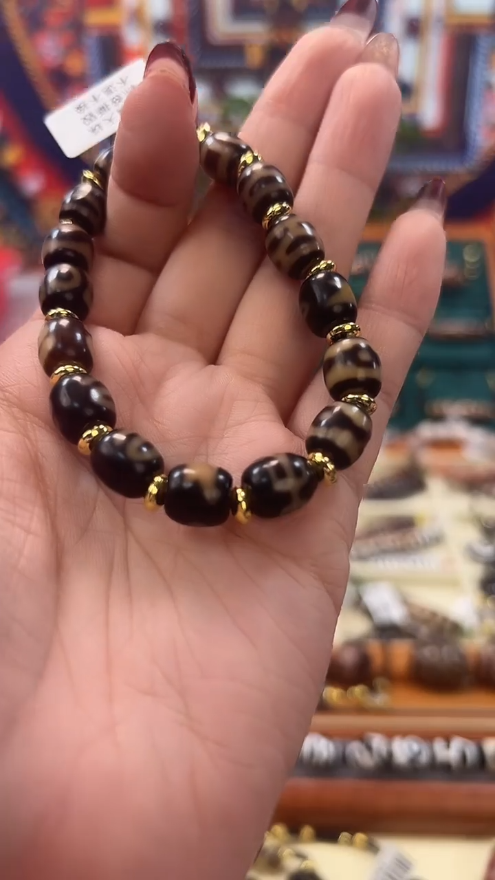 玛瑙/玉髓（覆膜）颈饰合金25.（微瑕）