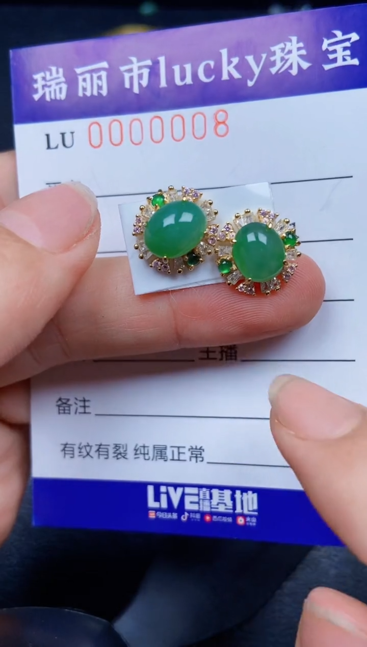 【闪购商品】翡翠颈饰银S925镶嵌0008