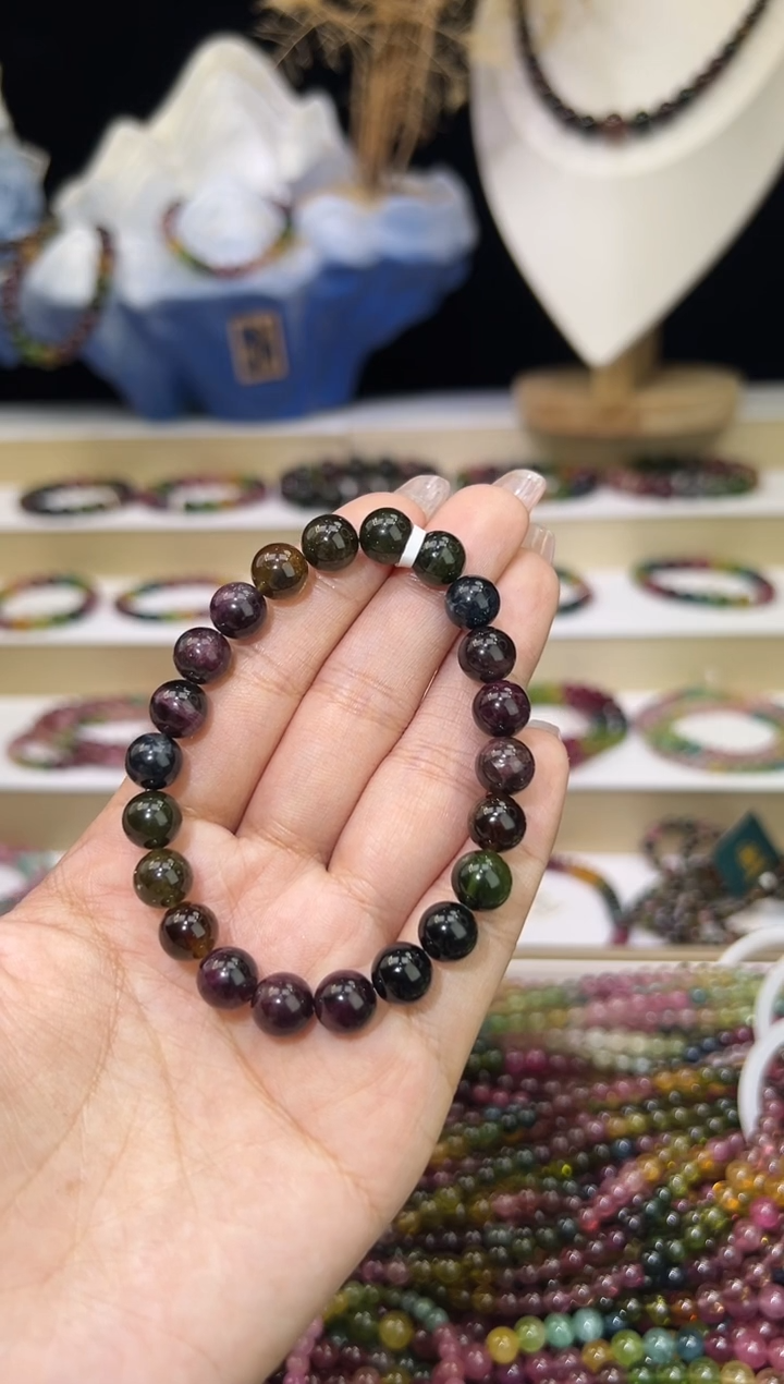 【闪购商品】碧玺/未镶嵌8mm+碧玺单圈多样性发货