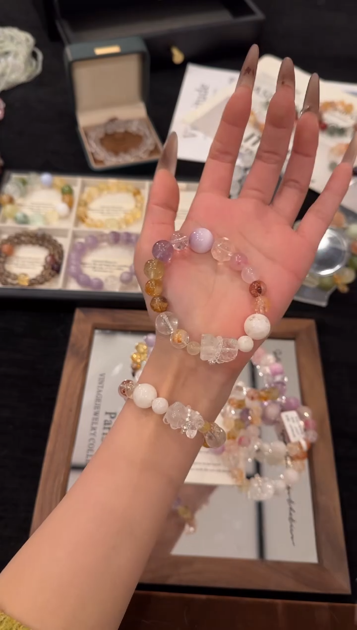 未镶嵌手链水晶小熊多宝x3437