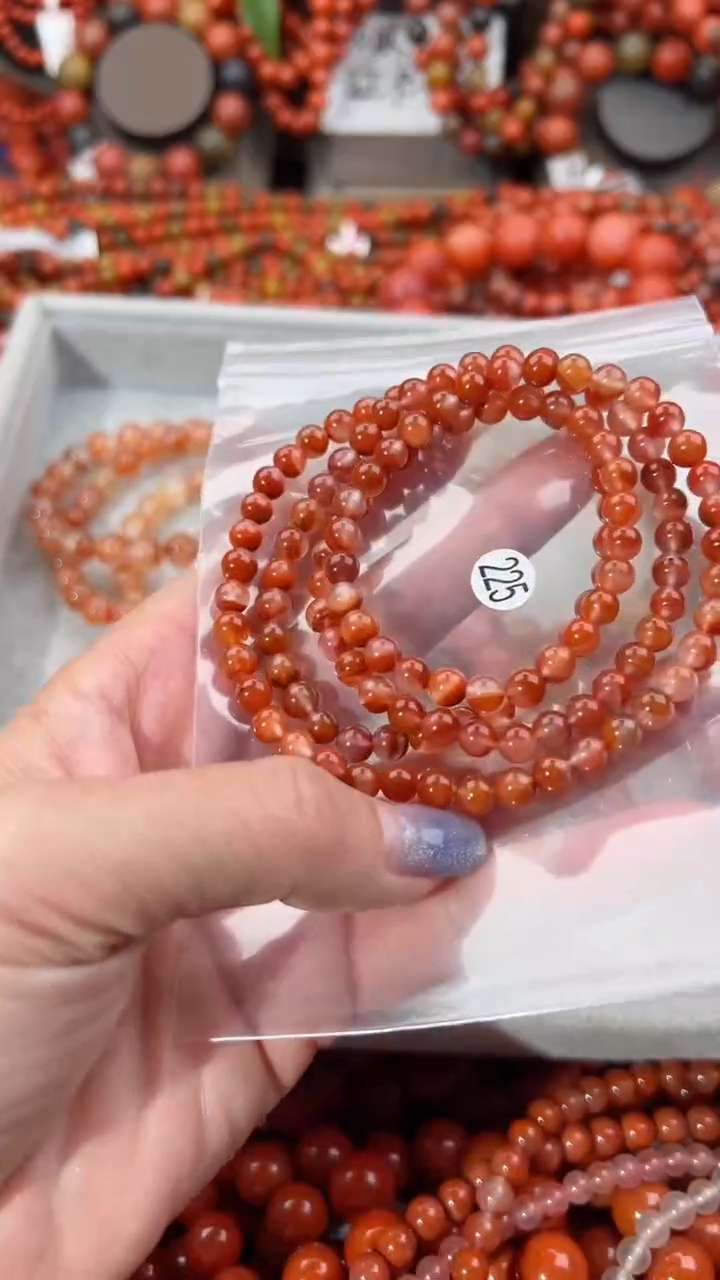 【闪购商品】南红玛瑙手串未镶嵌5+