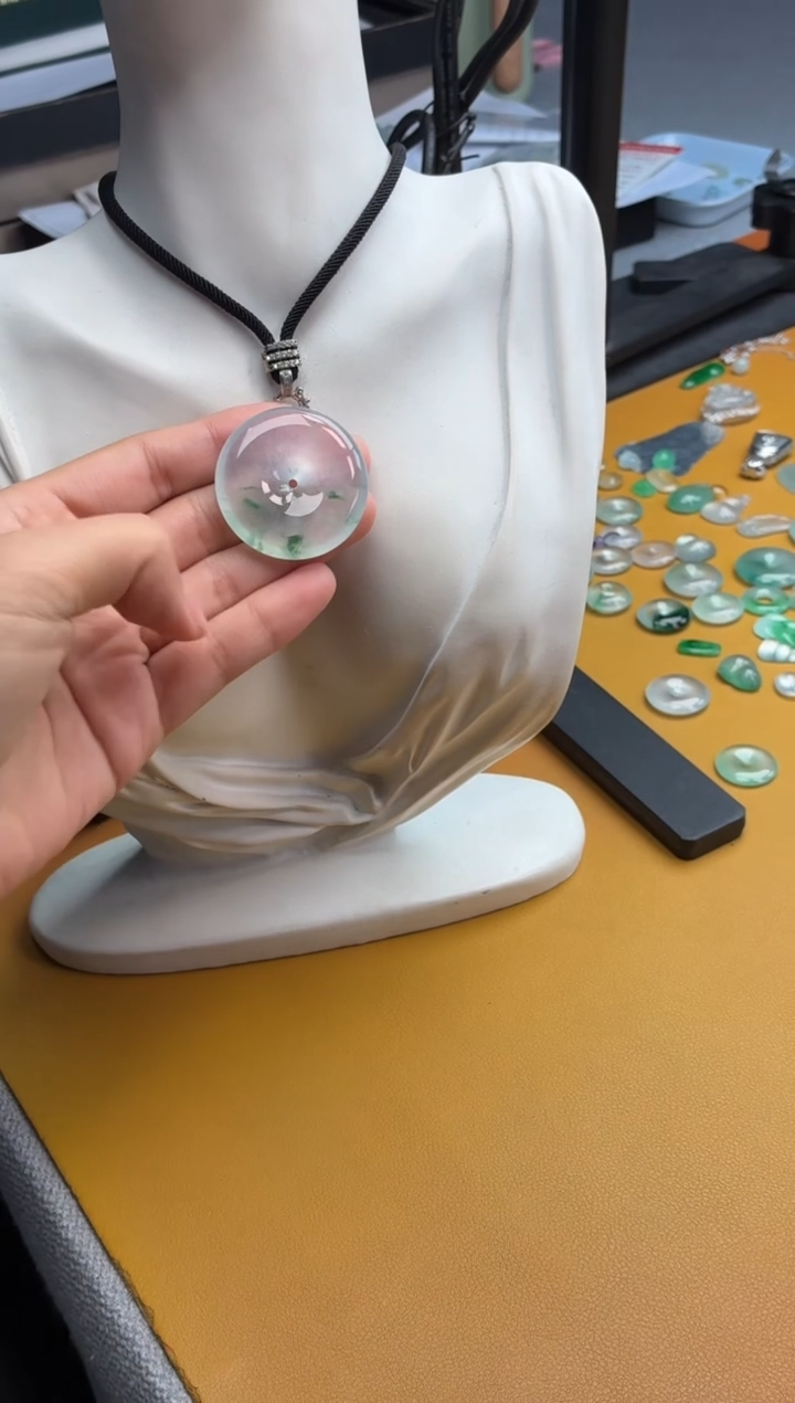 吊坠(不含链)未镶嵌翡翠20 平安扣 35.4 6.8