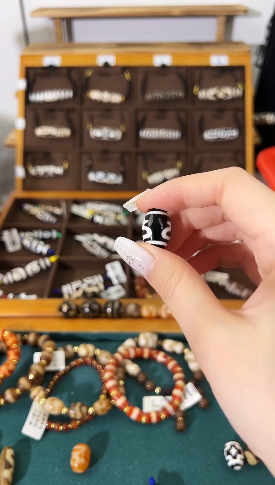 玛瑙/玉髓（覆膜）颈饰合金41微瑕