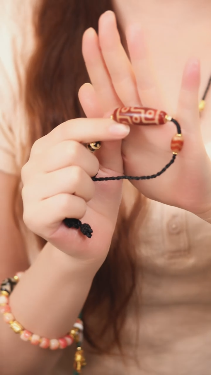 玛瑙/玉髓（覆膜）颈饰未镶嵌柒木珠宝