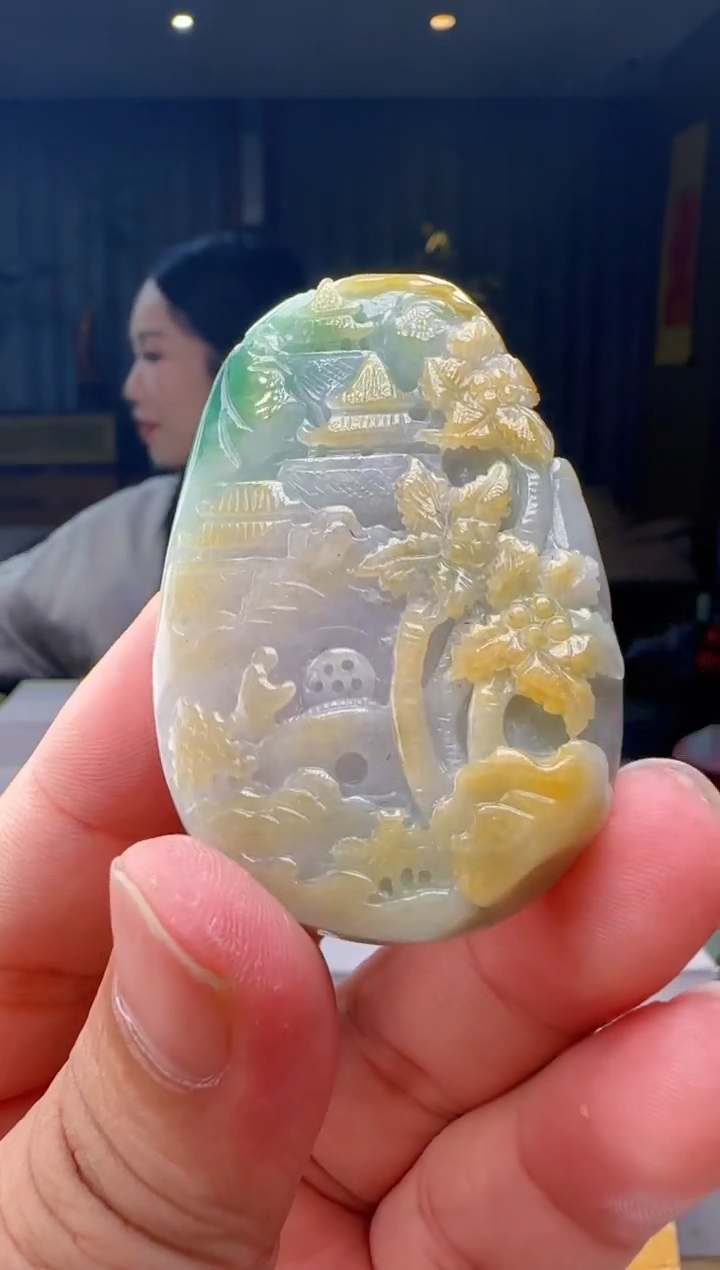 吊坠(不含链)未镶嵌翡翠ZM@@960Q1J16030