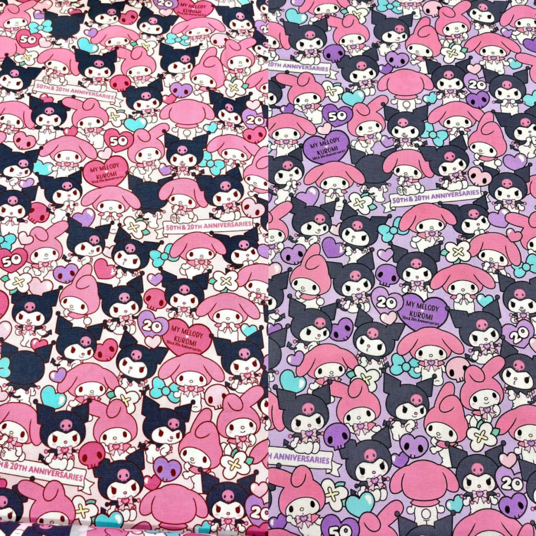 【国内现货】版权布 美乐蒂50周年新款牛津棉面料手工diy布料半米