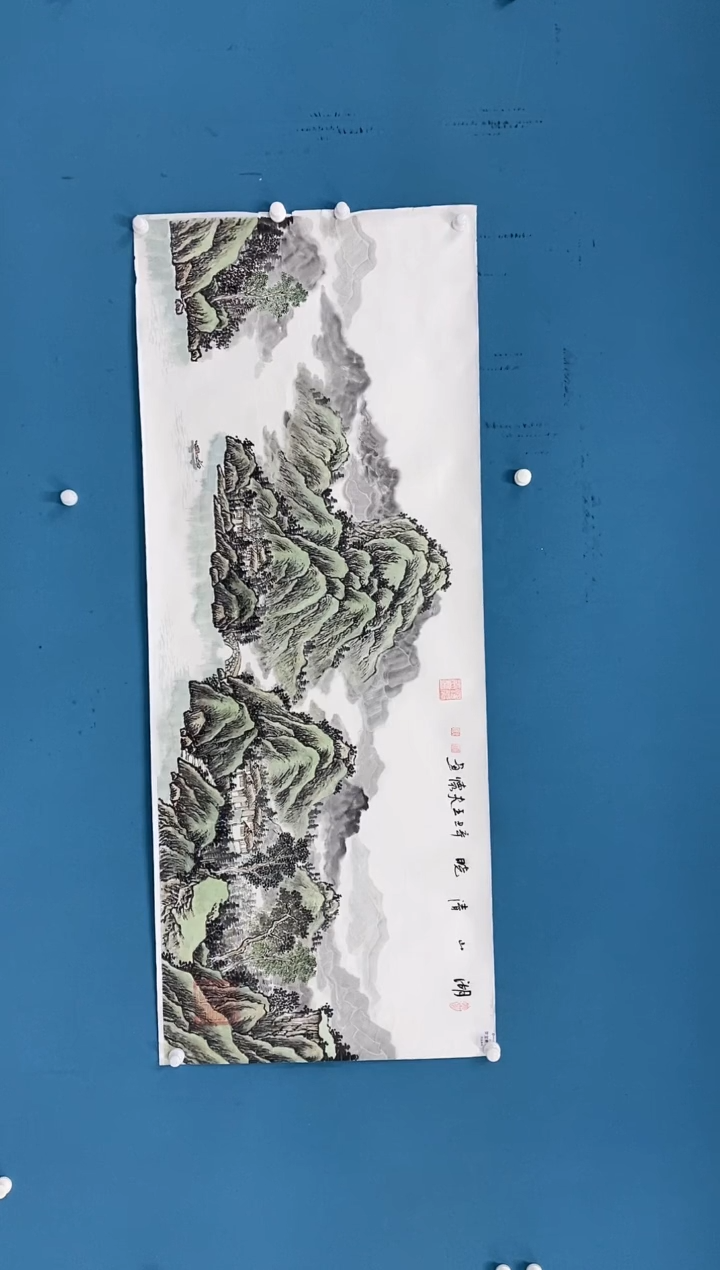 【闪购商品】国画2.15-王夫怀-六尺山水43