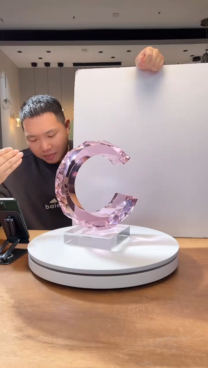 【闪购商品】茶宠巴比特美学 光影之环 粉色开口