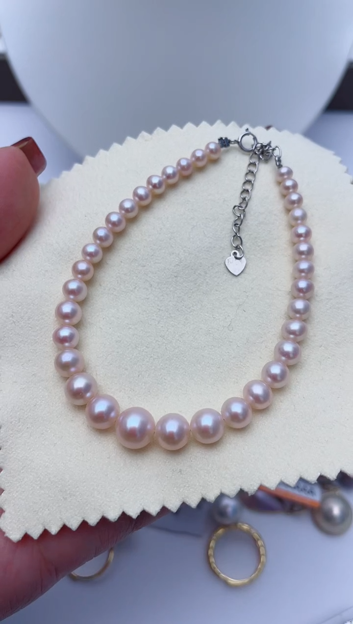 【闪购商品】淡水珍珠手链未镶嵌W61