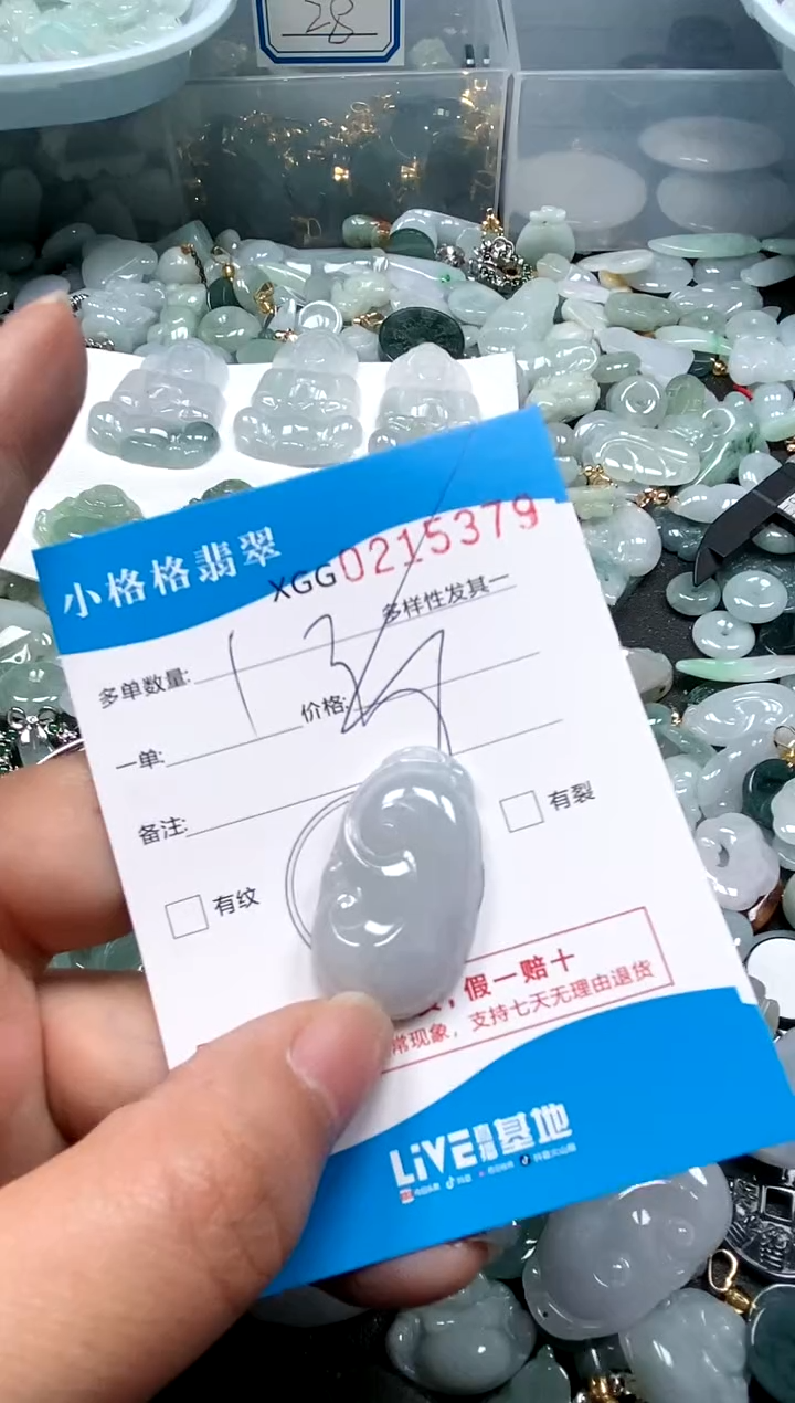【闪购商品】翡翠颈饰未镶嵌闪购商品0215379