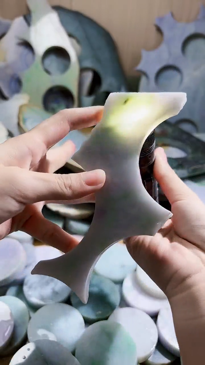 翡翠未镶嵌颈饰翡翠A货 温谭750