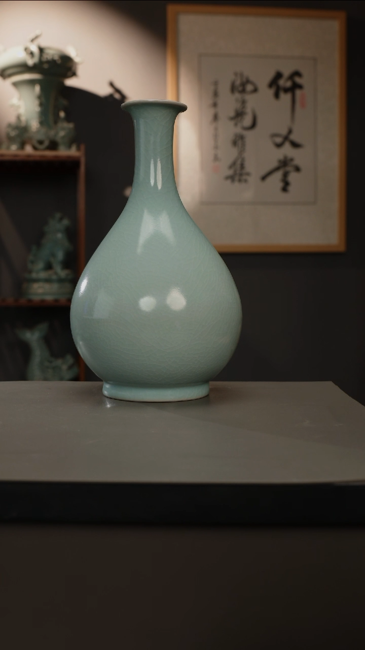 【闪购商品】杯仿古釉原矿 玉壶春