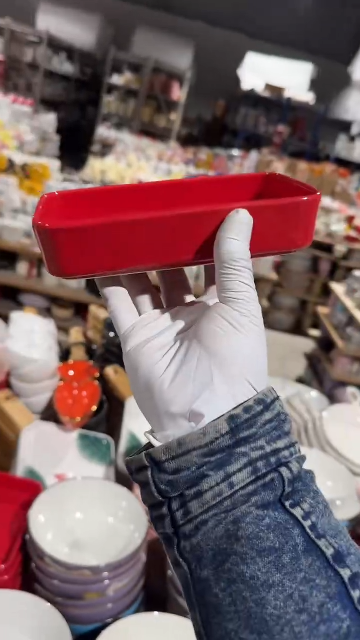 陶瓷长方碗 微瑕凑满20元包邮