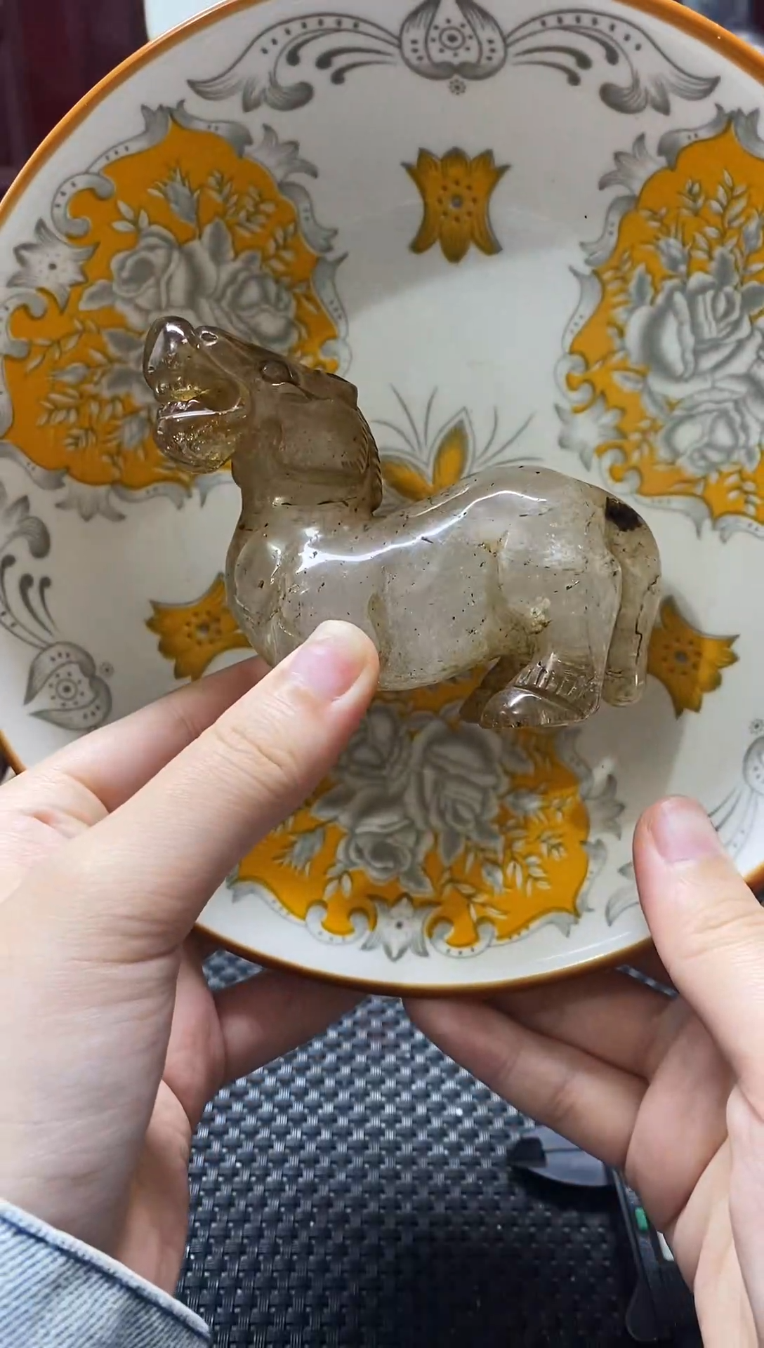 瓷片瓷片 瓷器 摆件 1个