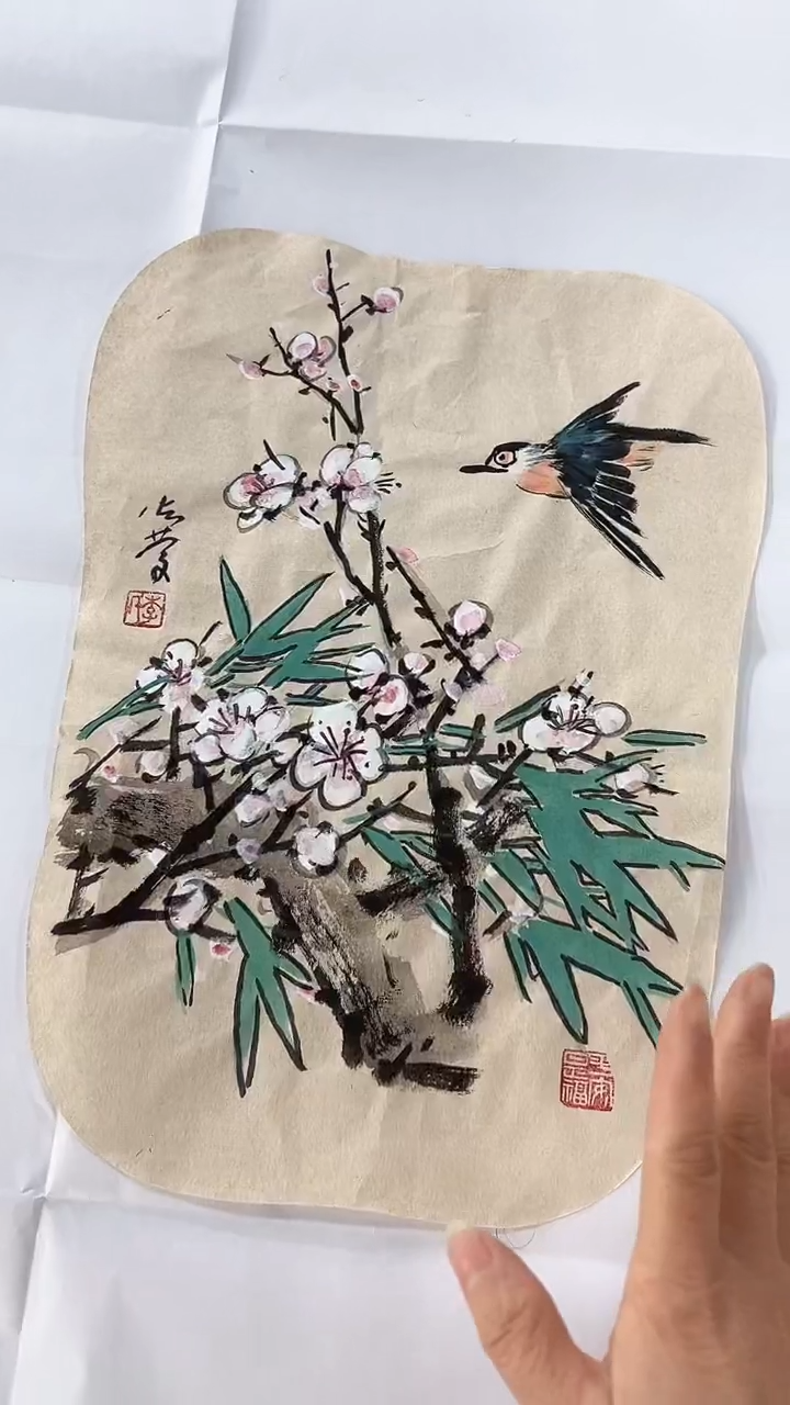 国画李少波/国画/花鸟