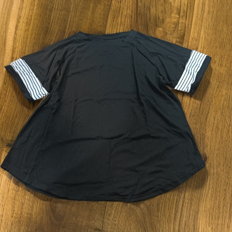 3930黑灰袖条外贸没吊牌插肩背心