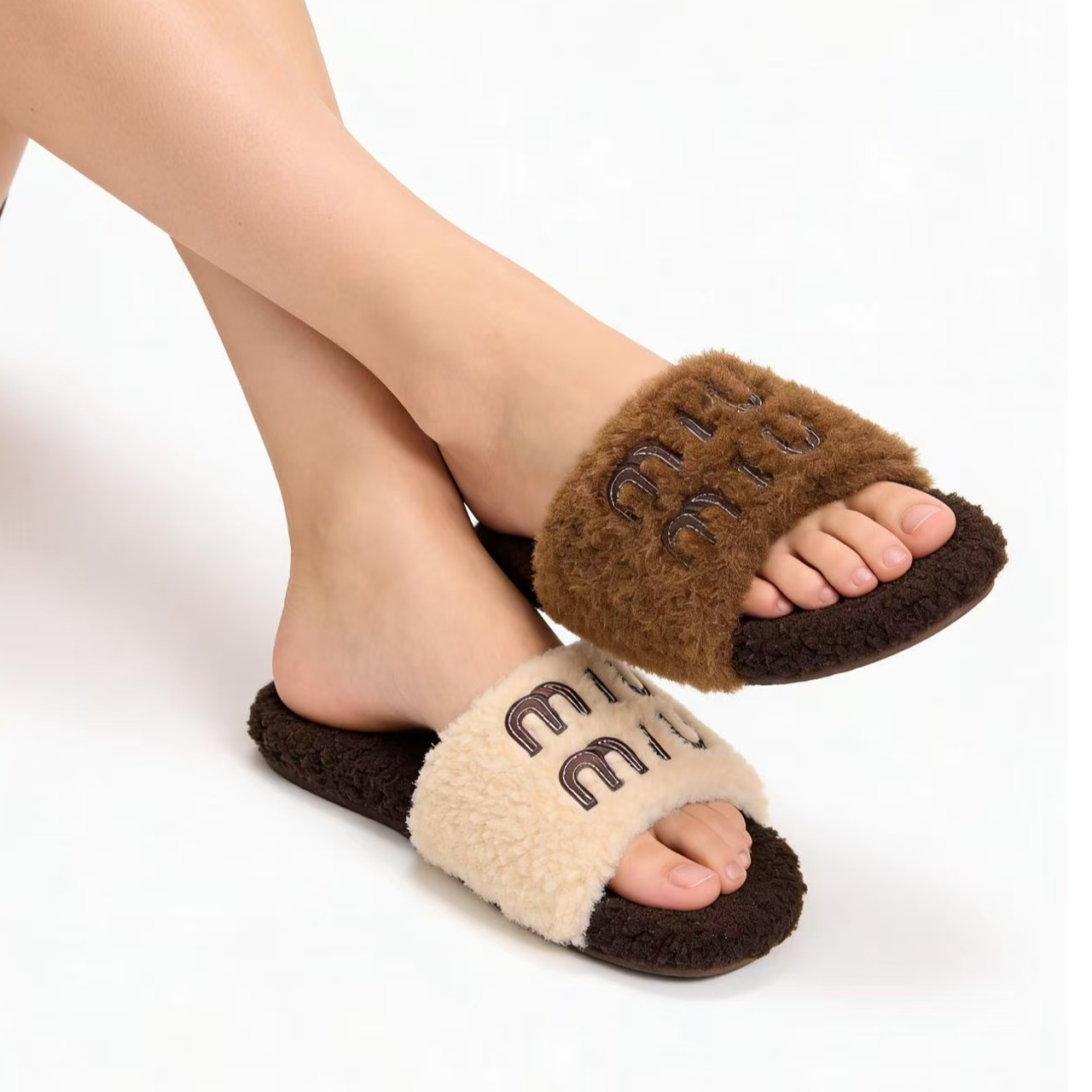 福利款“缪家”羊毛拖休闲拖MKW25-15