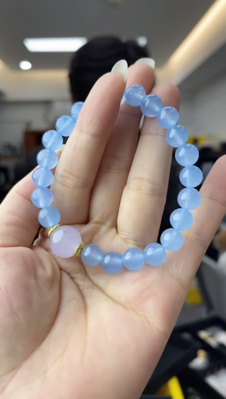 【闪购商品】海蓝宝石手链未镶嵌多样性一件发货