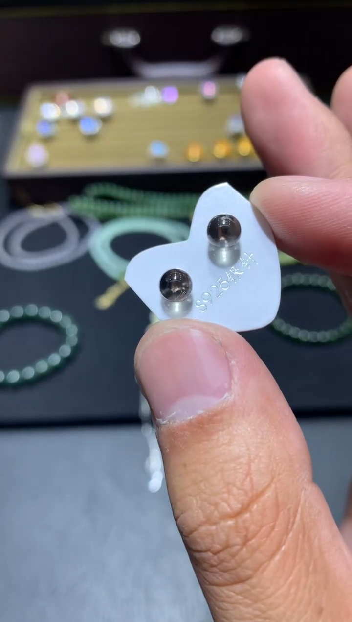 未镶嵌耳饰水晶K110