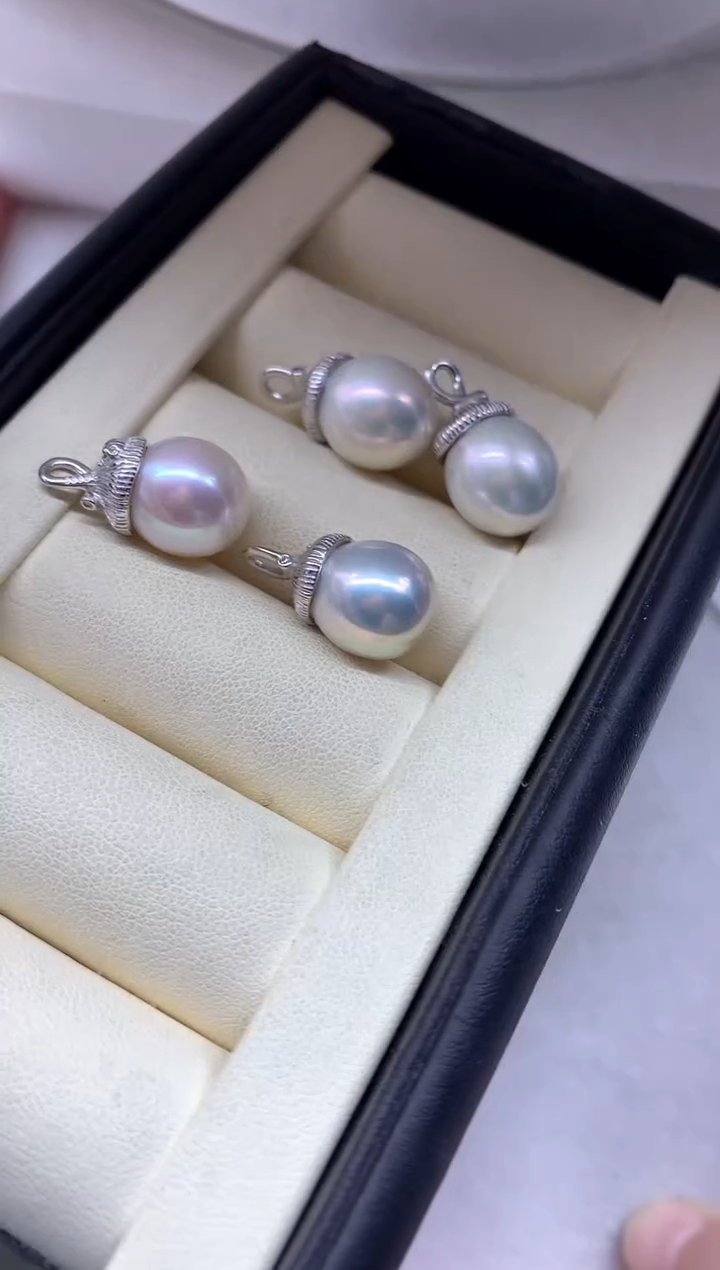 吊坠(不含链)银S925镶嵌淡水珍珠多样性发其一