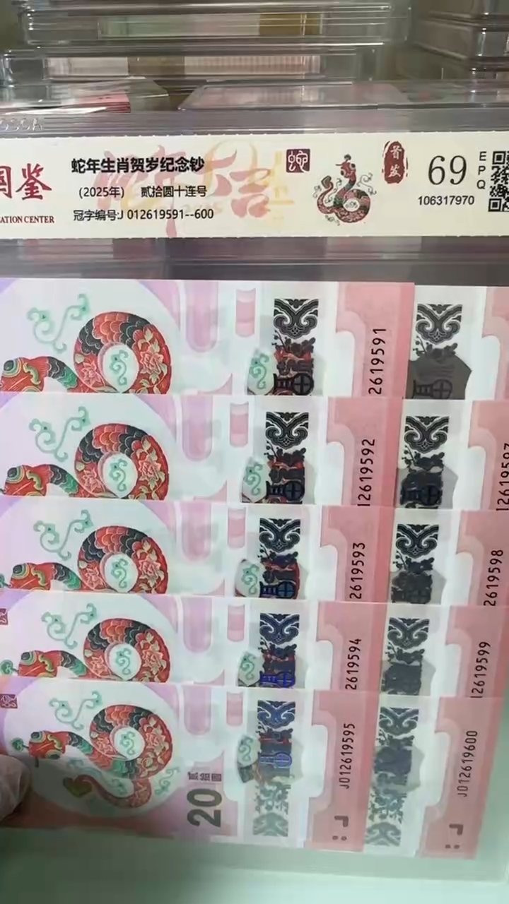 【闪购商品】塑料012619591-蛇钞标十！