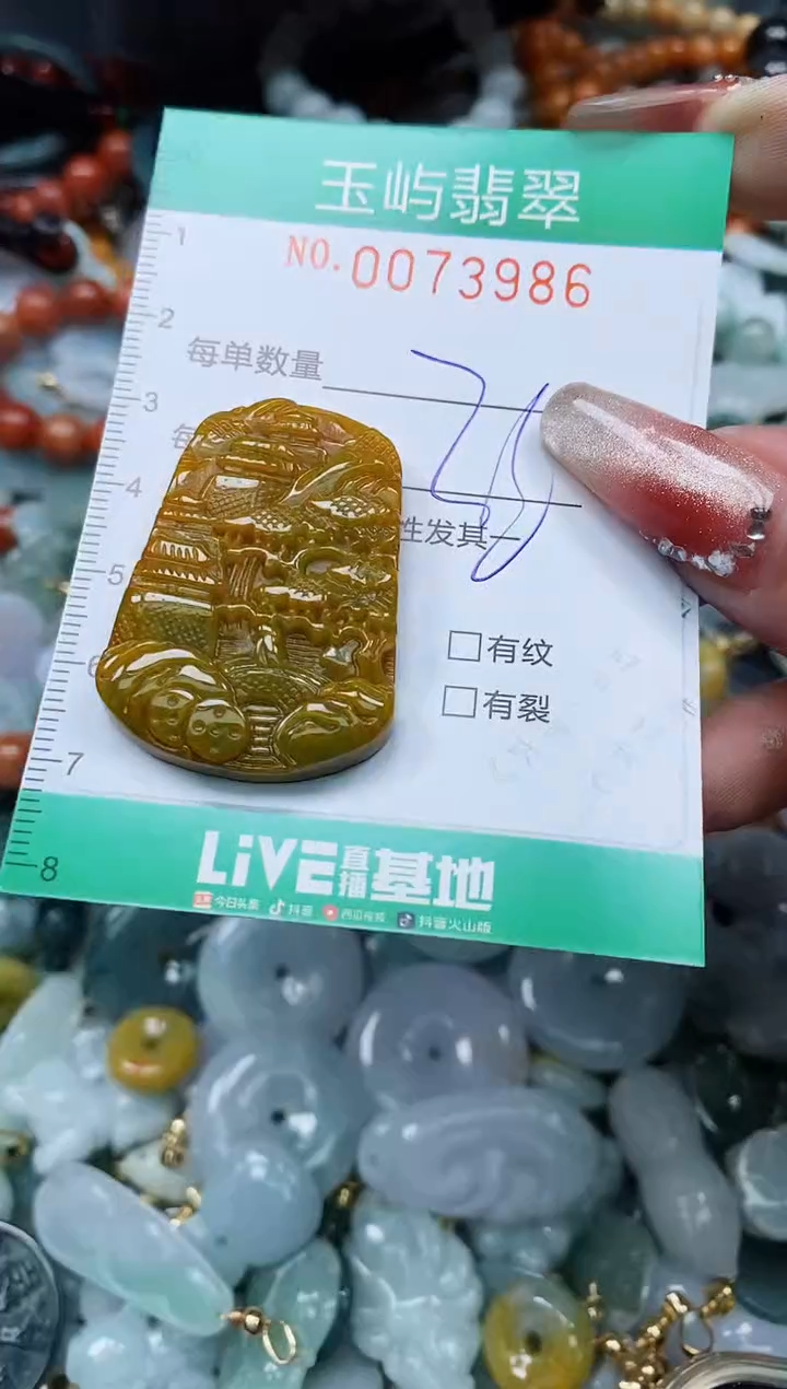 【闪购商品】翡翠颈饰未镶嵌闪购0073986