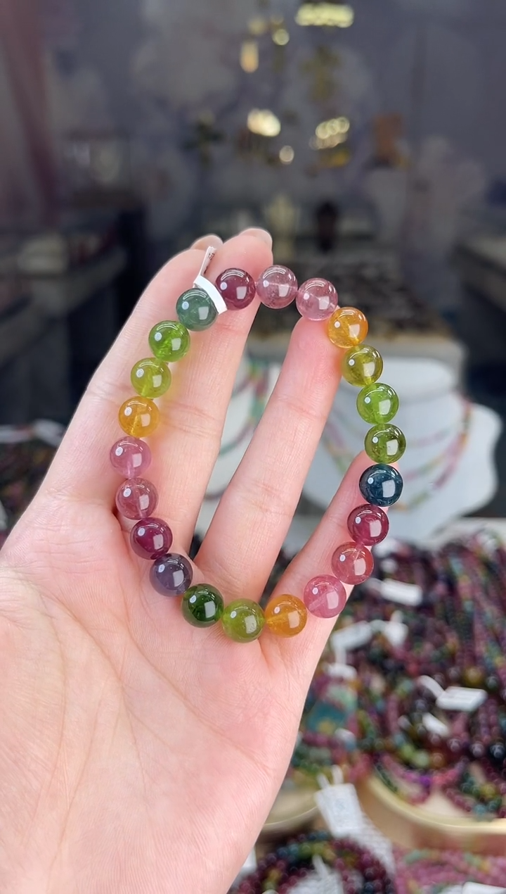 【闪购商品】碧玺/未镶嵌8mm+碧玺单圈多样性发货