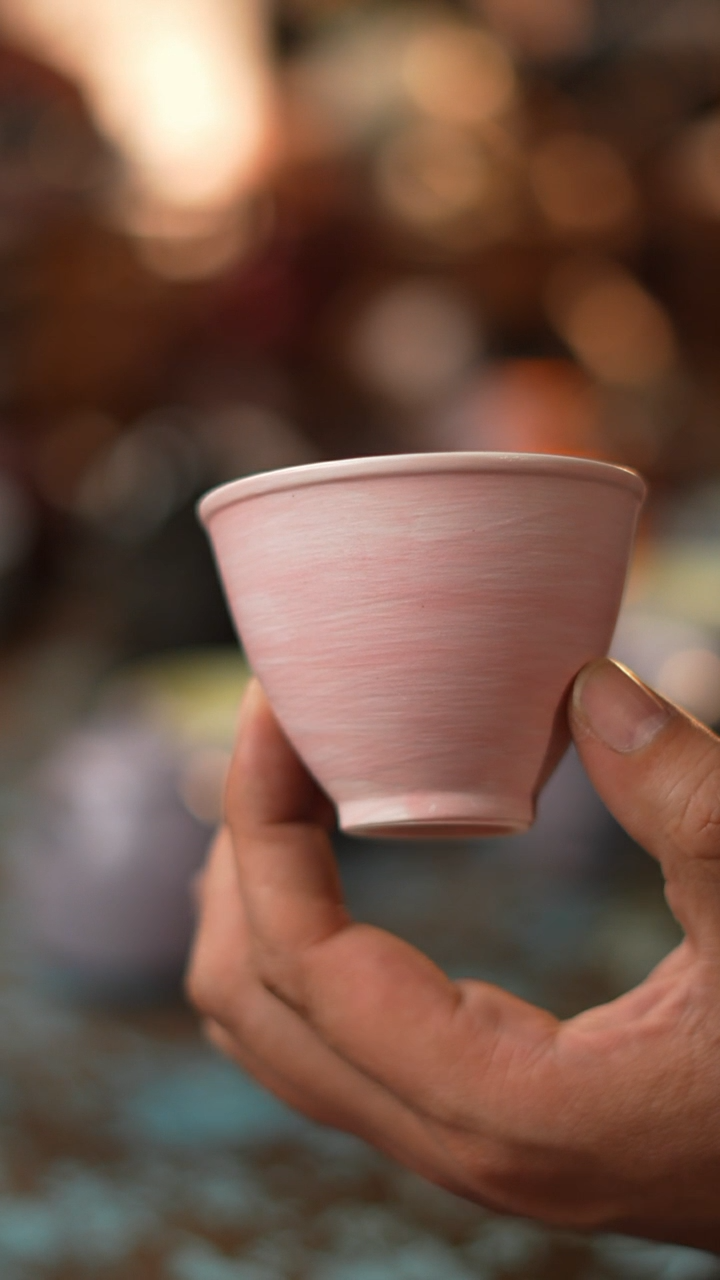 【闪购商品】粉引大茶杯茶杯茶杯