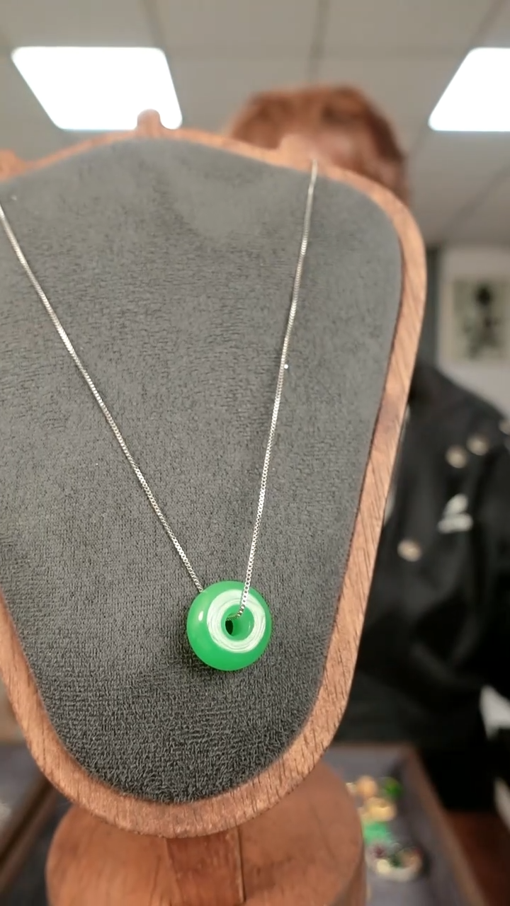 无合金翠  项坠        