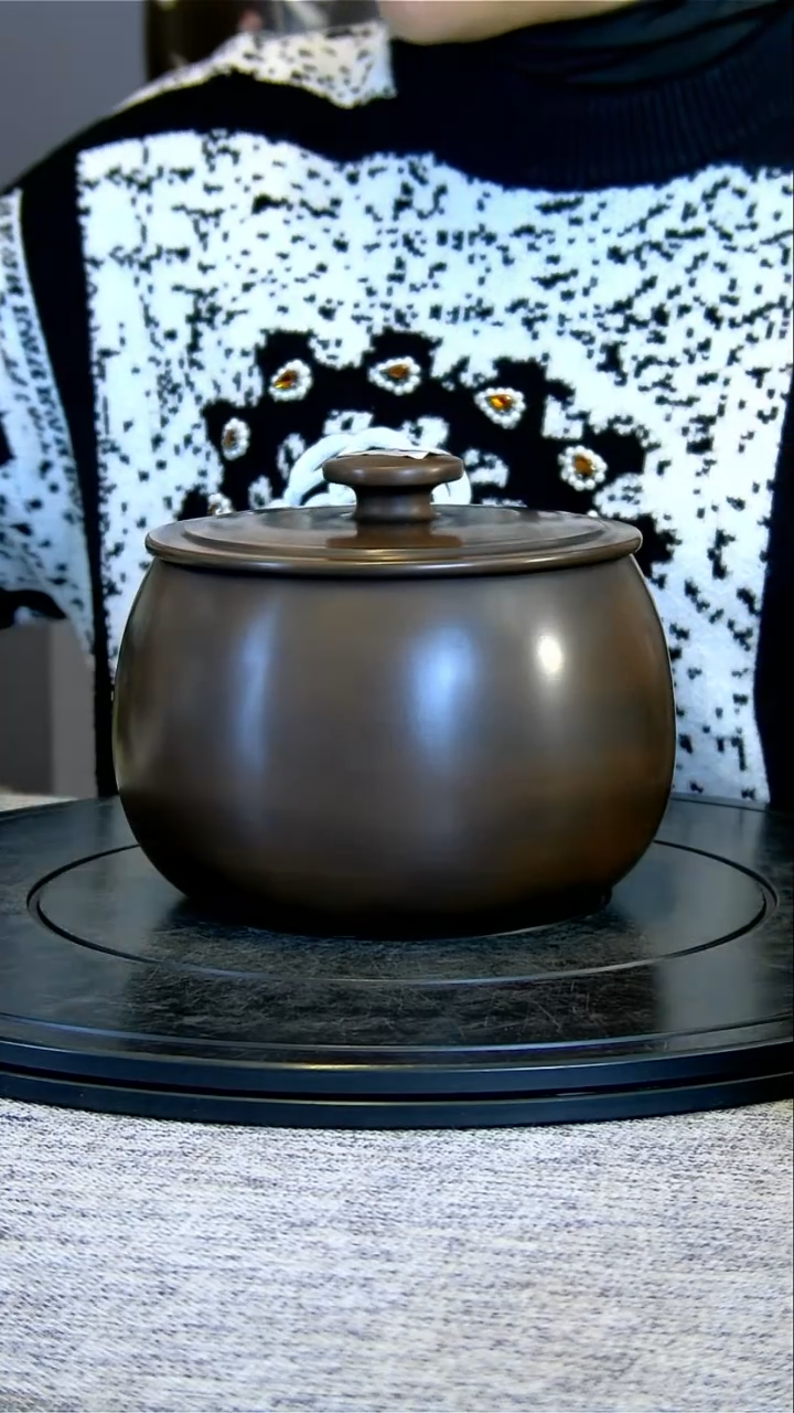 【闪购商品】建水全手工紫陶茶罐精磨275