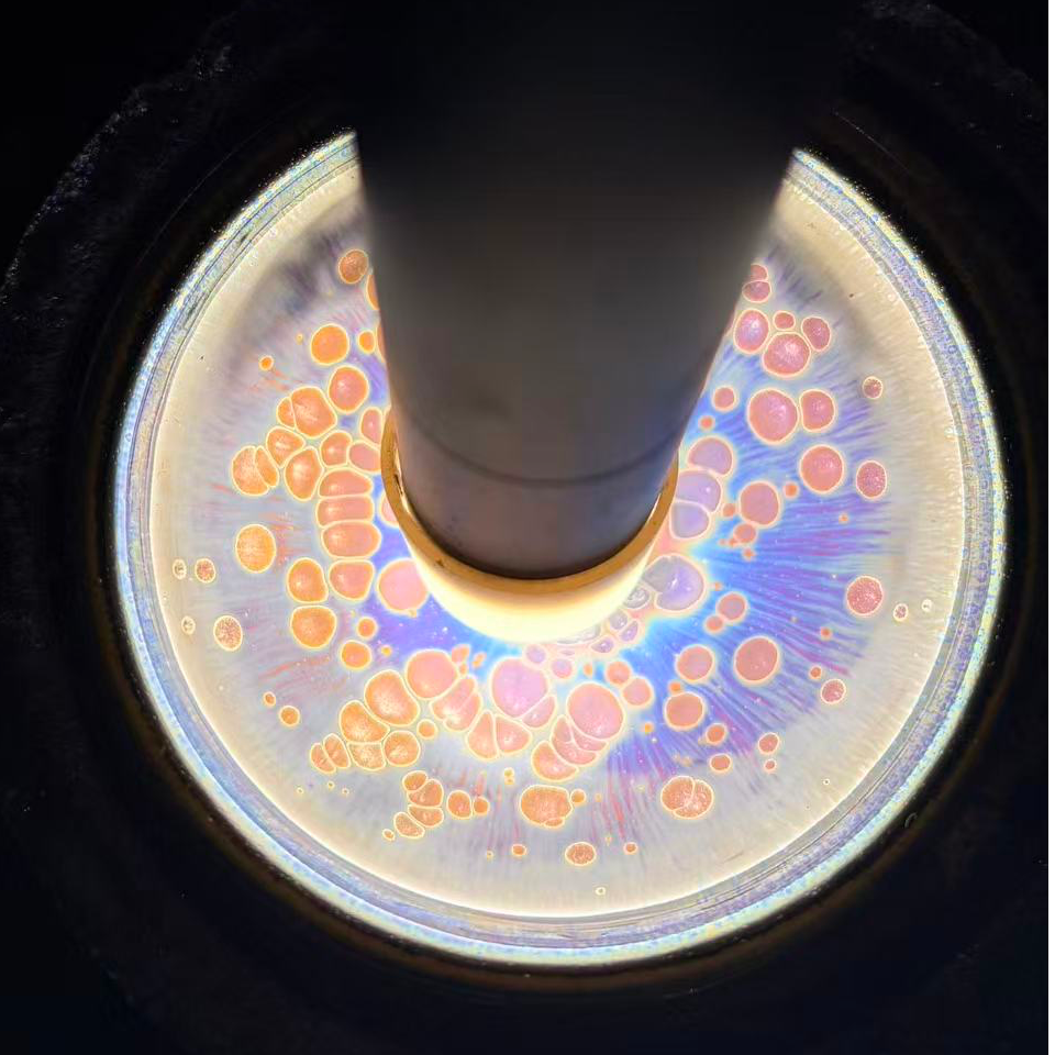 建窑建盏 幻彩隐曜 高端茶器主人杯 电烧