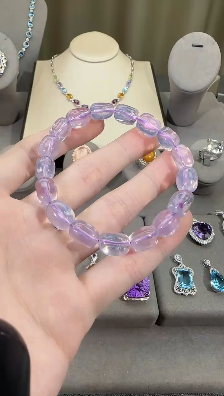 未镶嵌手串水晶10mm薰衣草手串
