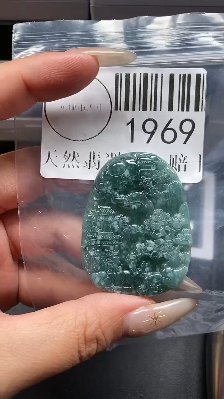 颈饰未镶嵌翡翠1969