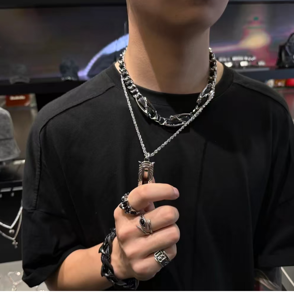 铜合金项链 kk家大合集项链男士百搭时尚款轻奢气质精致百搭款