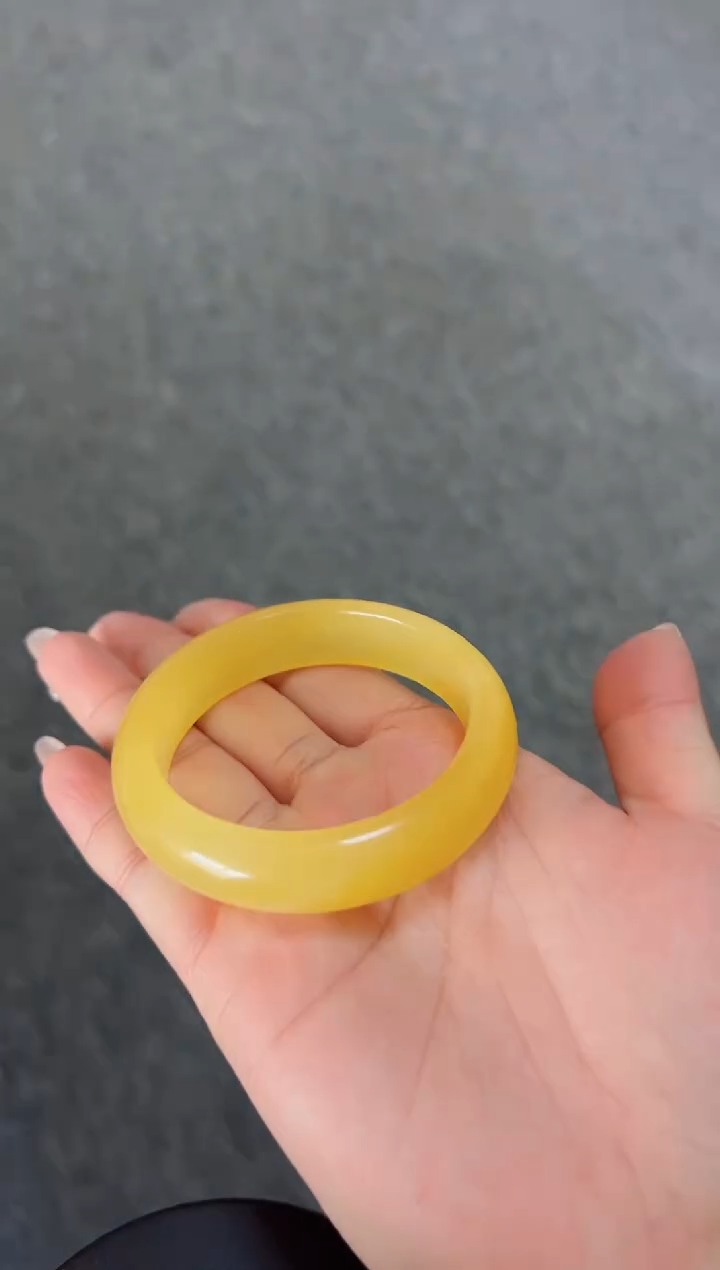 【闪购商品】石英质玉手镯未镶嵌616-54-55包容