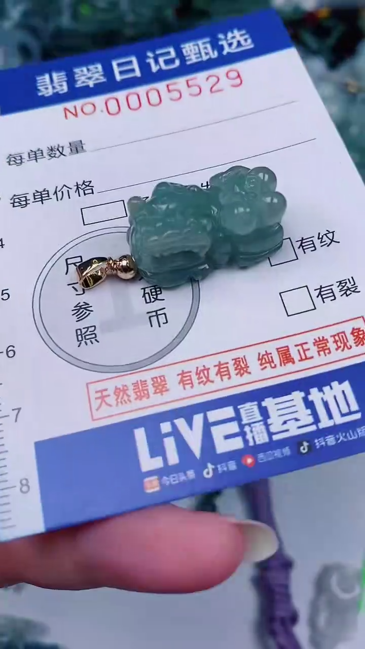翡翠未镶嵌颈饰00005529