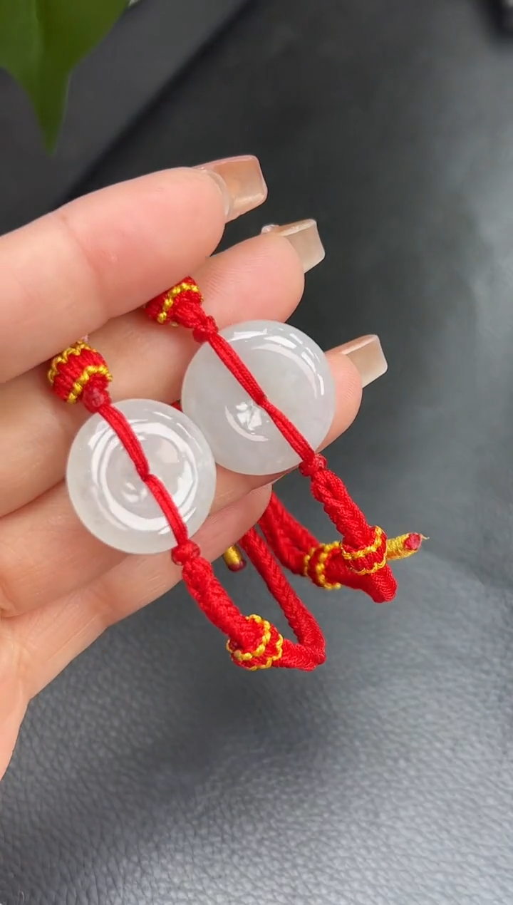 【闪购商品】翡翠手绳未镶嵌YM1055-1 平安扣手绳多样性发一