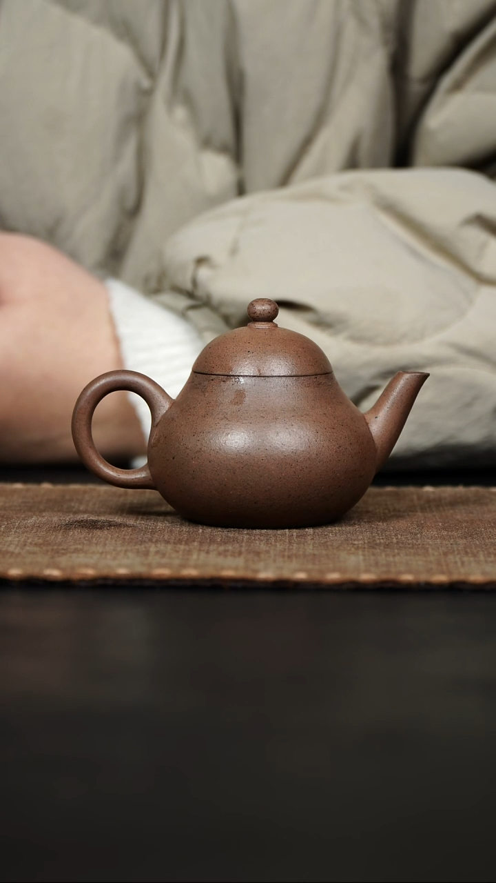 【闪购商品】紫砂茶壶梨形壶段泥88cc