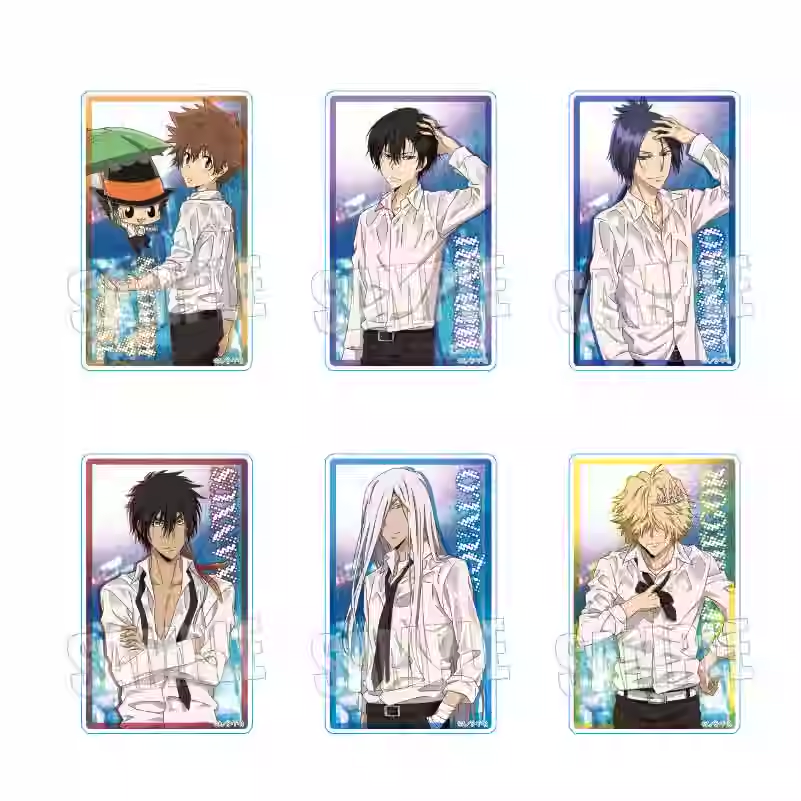 【模玩熊】家庭教师 REBORN 亚克力卡片 雨濡 湿身 湿衣现货