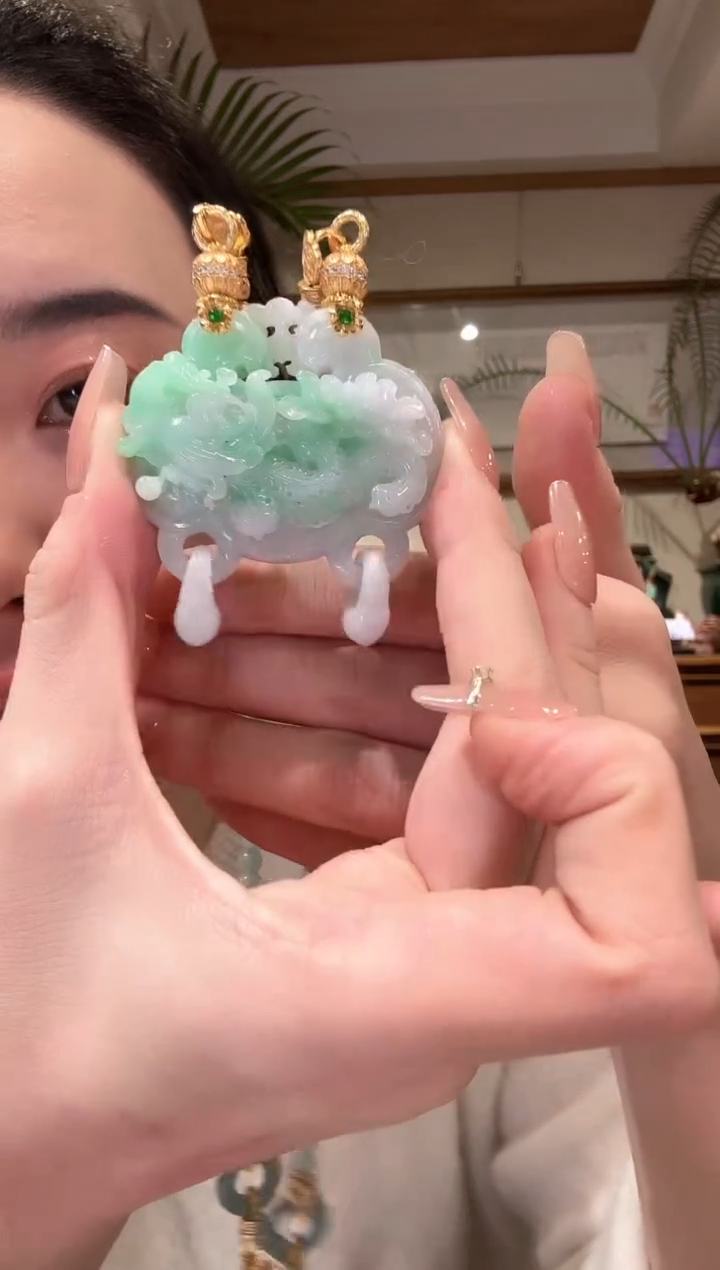 【闪购商品】翡翠颈饰未镶嵌国风